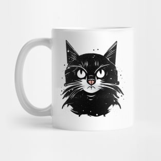 Angry Black Bomcat Mug